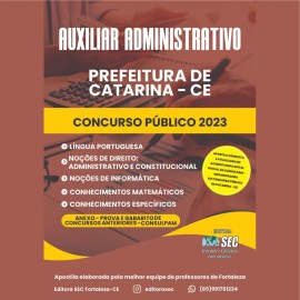 CATARINA-CE 2023 Auxiliar em Administrativo