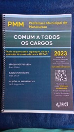 Comum para todos os cargos  - Apostila Prefeitura de Maracana (PMM) Teoria e questes IDECAN 2023 - IMPRESSO