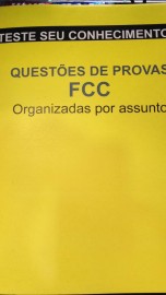 QUESTES DE PROVAS FCC ORGANIZADO POR ASSUNTO