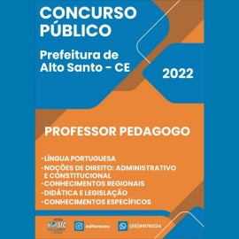 Alto Santo 2022 Professor Pedagogo 