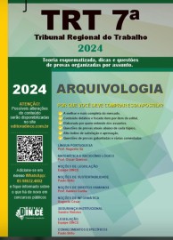 Arquivologia - rea Administrativa - apostila TRTCE 2024