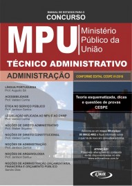 MPU TCNICO-ADMINISTRATIVO - ESPECIALIDADE ADMINISTRAO/2018