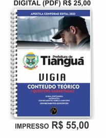 Pdf Apostila preparatria Prefeitura de Tiangu   Vigie  aps edital 