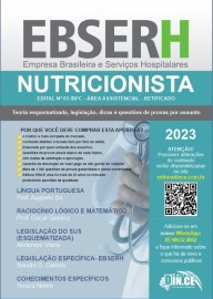 .NUTRICIONISTA apostila concurso Ebserh 2023 - Impresso