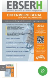 ENFERMEIRO GERAL Apostila concurso Ebserh 2023 