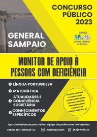 General Sampaio -CE  Monitor de Apoio a Pessoas com deficincias  .