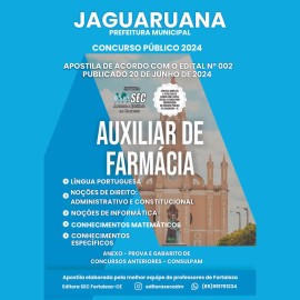 Jaguaruana-CE Auxiliar de Farmcia 