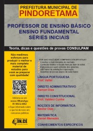 Professor de ensino bsico  ensino fundamental  Sries iniciais (40 V) 542p 