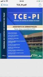 Apostila TCEPI ASSISTENTE DE ADMINISTRAO - Teoria e questes FGV- 2021 - Impressa