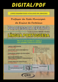PDF LNGUA PORTUGUESA/LITERATURA - apostila Professor Efetivo de Fortaleza - Teoria esquematizada e questes de provas IMPARH - Digital/PDF 2022