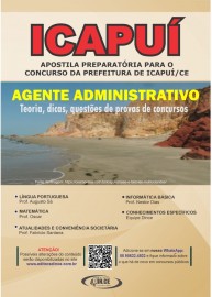 Agente Administrativo - apostila concurso Prefeitura de Icapu-CE - 2021 - IMPRESSA
