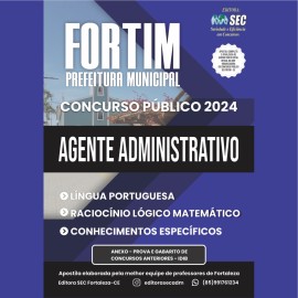 Fortim -Ce Agente administrativo editora Sec 