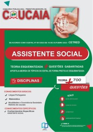 CAUCAIA 2023 :Assistente Social 