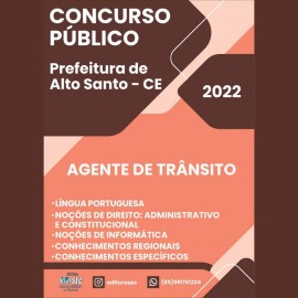 Alto Santo 2022 Agente de Transito 