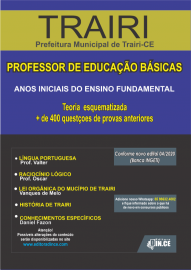 PDF Apostila Professor de Educao Fundamental da Prefeitura de Trairi 2020 - Digital/PDF