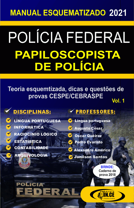 PDF Apostila Papiloscopista - Polícia Federal PF Teoria Esquematizada E ...