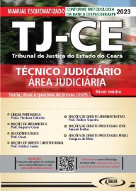   ..Tcnico Judicirio - Apostila TJCE rea Judiciria Teoria e questes CESPE- Impressa 2023