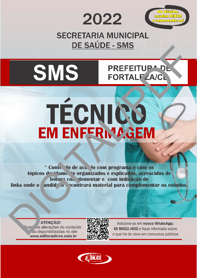 Apostila SME Sete Lagoas - MG PDF - Assistente de Turno 2022