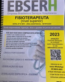 pdf .Fisioterapeuta - apostila concurso Ebserh 2023 - Digbital/PDF aps edital 