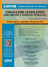 Consultor Legislao -Oramento e Finanas Pblicas Apostila CMF Cmara de Fortaleza 2024