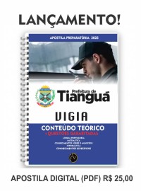 Pdf Apostila preparatria Prefeitura de Tiangu  Vigie 