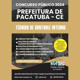 Pacatuba -Ce Tcnico de controle interno 