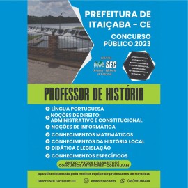 ITAIABA 2023  Professor de HISTORIA 