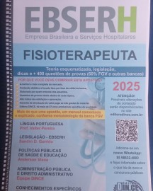 Fisioterapia (Fisioterapeuta) - apostila Ebserh - teoria e questes FGV 2025