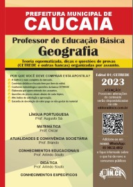 GEOGRAFIA - Professor de educao bsica (prefeitura de Caucaia PMC) 2023 IMPRESSO