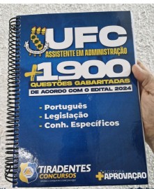 + de 1900 questes gabaritadas para UFC Assistente em administrao 