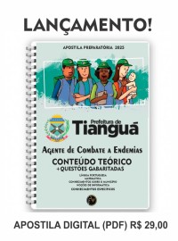 Pdf  Apostila preparatria Prefeitura de Tiangu Agente De combate s endemias digital 