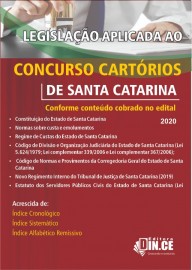LEGISLAO APLICADA AO CONCURSO DE CARTRIOS DE SANTA CATARINA / 2020