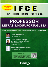 PDF ..Professor Letras LNGUA PORTUGUESA - Apostila IFCE - Teoria esquematizada e questes DigitalPDF - 2021
