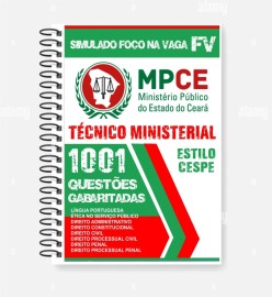 1001 questes gabaritadas para Mp-Ce Tcnico Ministerial