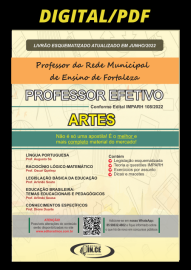 pdf ARTES - apostila Professor Efetivo de Fortaleza - Teoria esquematizada e questes de provas IMPARH - Digital/PDF 2022