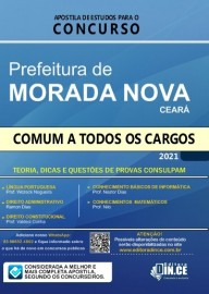 pdf .Comum a todos os cargos de Nvel Mdio - Prefeitura Morada Nova apostila 2021 --- DIGITAL/PDF ---