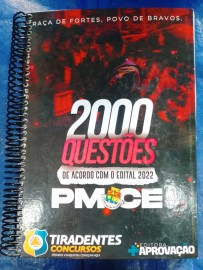 2.000 questes gabaritadas para Pmce 2025