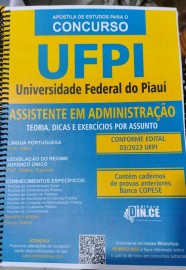 UFPI - ASSISTENTE EM ADMINISTRAO Teoria e questes - 2023