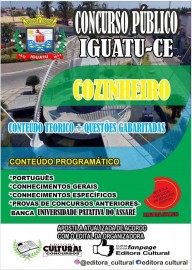 IGUATU 2021 : COZINHEIRO Editora Cultural 