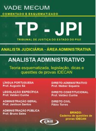 pdf ..Analista ADMINISTRATIVO - apostila concurso TJPI Teoria e questes IDECAN - 2022 PDF