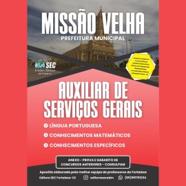 Misso Velha -Ce Auxiliar de Servios Gerais 