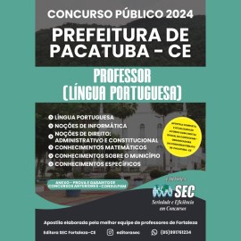 Pacatiba -Ce Prof lngua portuguesa 