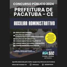 Pacatuba -Ce Auxiliar administrativo editora sec 