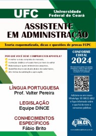 UFC Assistente em administrao edio 2024 aps edital 