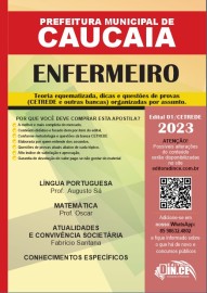 pdf ENFERMEIRO -apostila prefeitura de Caucaia (PMC) Teoria e questes 2023 PDF