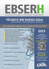 pdf Tcnico em Radiologia apostila Ebserh 2023 - Digital/PDF