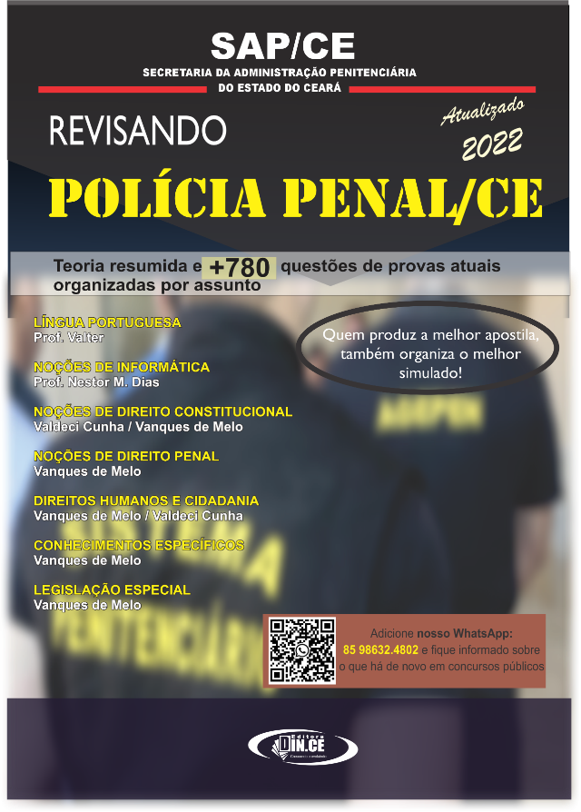 Concurso Polícia Penal MG - Legislação Especial - Questões de