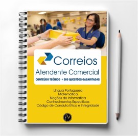 Apostila preparatria Correios Atendente Comercial edio 2025