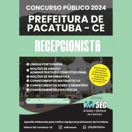 Pacatuba -ce Recepcionista 