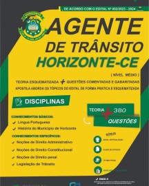 HORIZONTE 2023 Agente de Transito editora elaborar